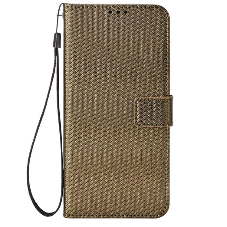 For Umidigi A13 Pro 5G Diamond Texture Leather Phone Case(Brown)