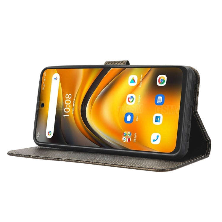 For Umidigi A13 Pro 5G Diamond Texture Leather Phone Case(Brown)