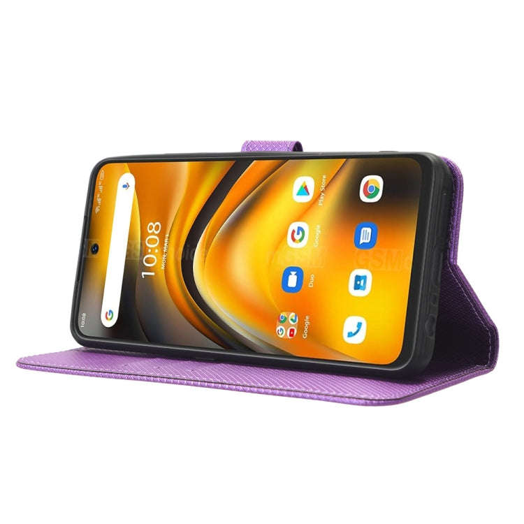 For Umidigi A13 Pro 5G Diamond Texture Leather Phone Case(Purple)