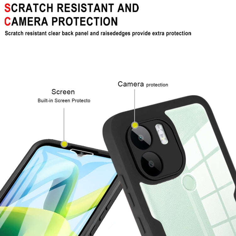 For Xiaomi Redmi A1+ Acrylic + TPU 360 Degrees Full Coverage Phone Case(Green)