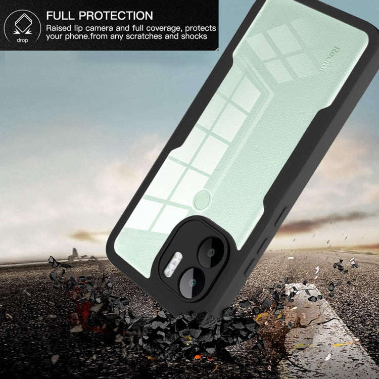 For Xiaomi Redmi A1+ Acrylic + TPU 360 Degrees Full Coverage Phone Case(Green)