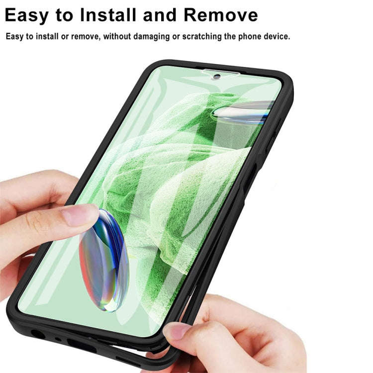 For Xiaomi Redmi Note 12 5G / Poco X5 Acrylic + TPU 360 Degrees Full Coverage Phone Case(Green)
