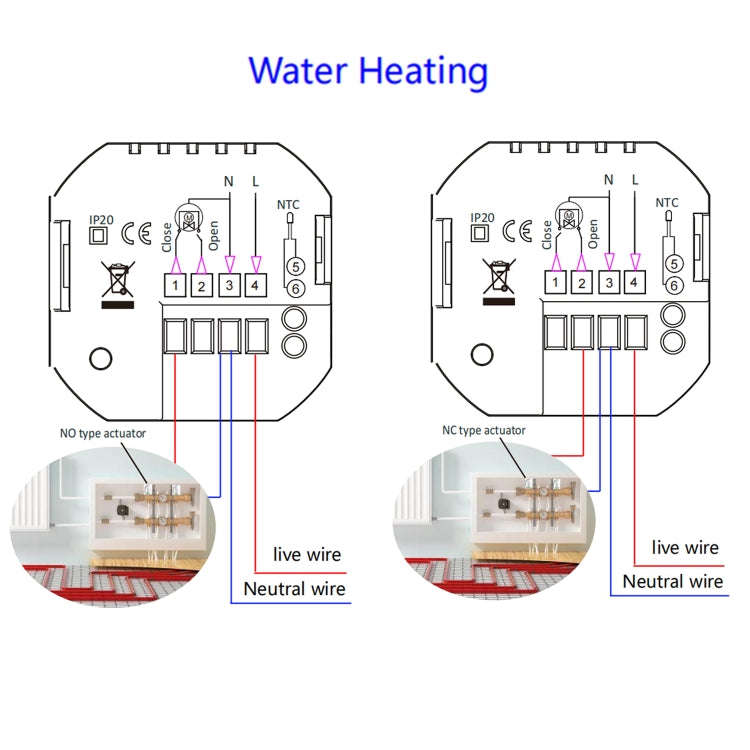 BHT-2002GALM 220V Smart Home Heating Thermostat Water Heating WiFi Thermostat(Black)