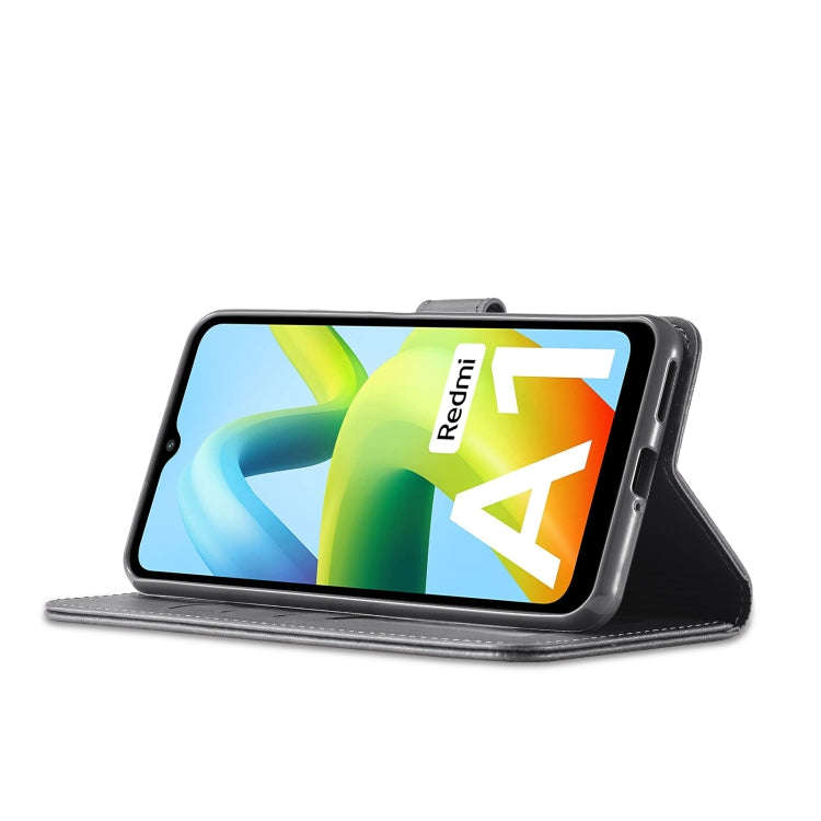 For Xiaomi Redmi A2 LC.IMEEKE Calf Texture Leather Phone Case(Black)