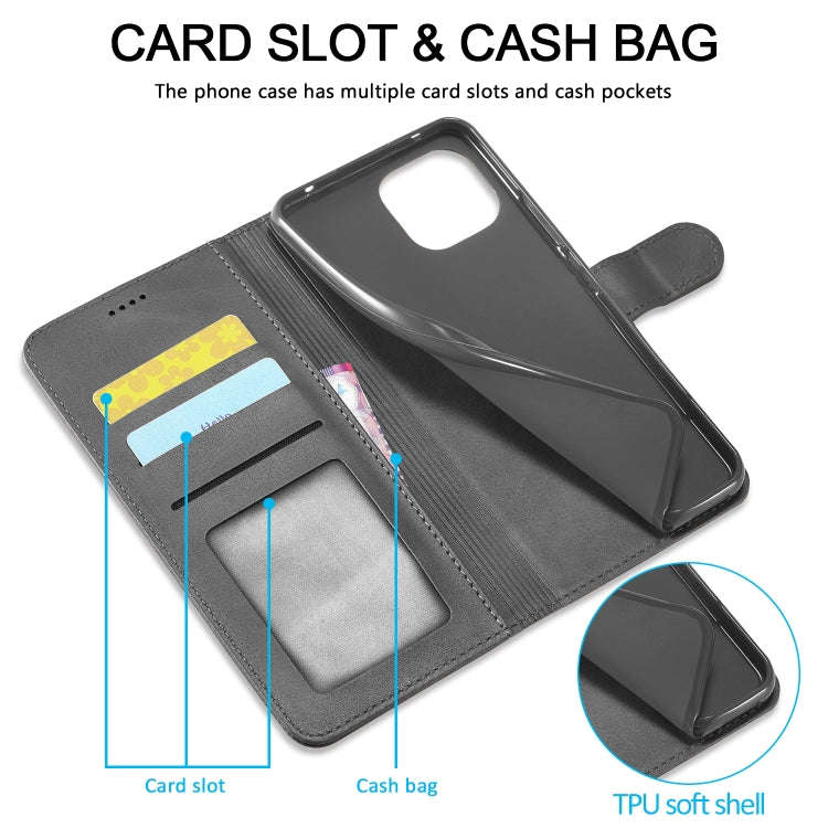 For Xiaomi Redmi A2 LC.IMEEKE Calf Texture Leather Phone Case(Black)