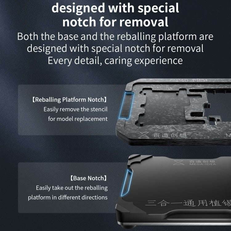 For Huawei Mate 50 Pro B Qianli Mega-idea Multi-functional Middle Frame Positioning BGA Reballing...