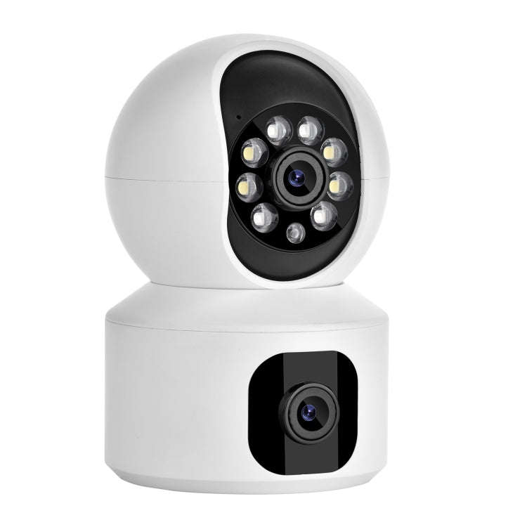 YT66 Dual 2MP Wireless Smart PTZ Camera, Plug:US Plug