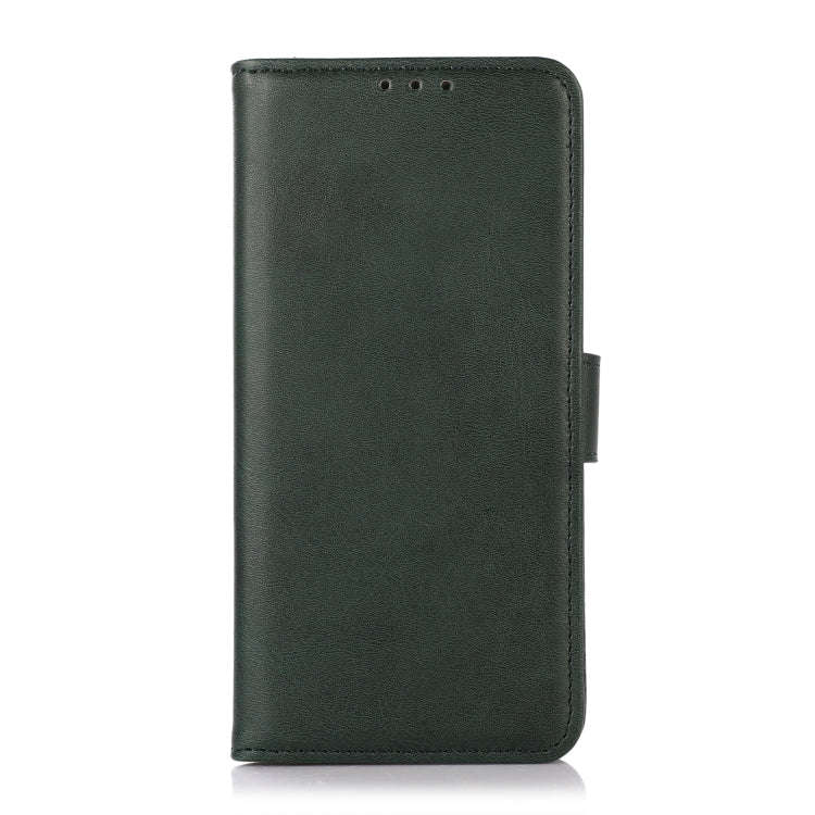 For Nokia C32 Cow Texture Leather Phone Case(Green)