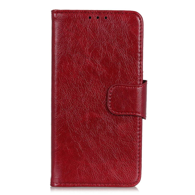 For Nokia C32 Nappa Texture Leather Phone Case(Red)
