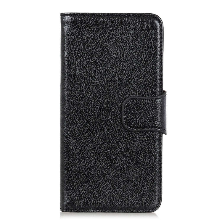 For Nokia C32 Nappa Texture Leather Phone Case(Black)