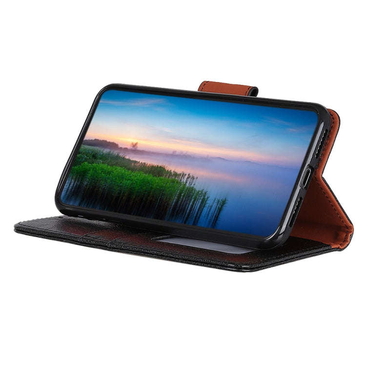For Nokia C32 Nappa Texture Leather Phone Case(Black)