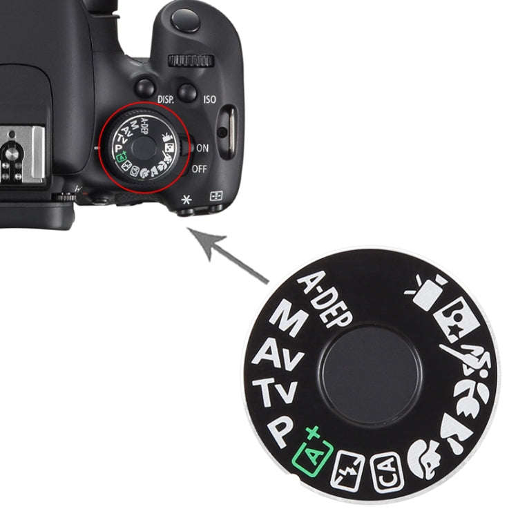 For Canon EOS 600D OEM Mode Dial Iron Pad