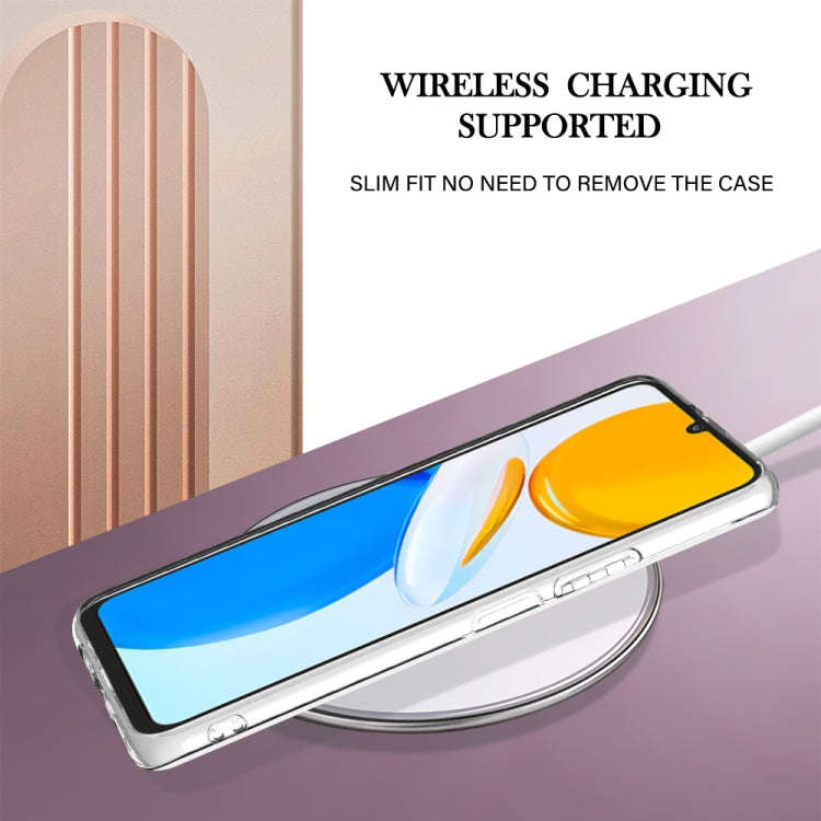 For Honor X7 Electroplating Marble Dual-side IMD Phone Case(Rose Gold 005)