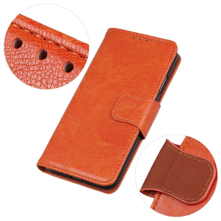 For Google Pixel 8 Pro Nappa Texture Horizontal Flip Leather Phone Case(Orange)