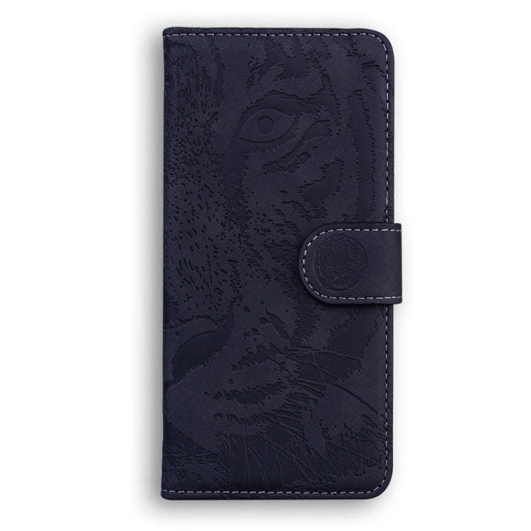 For Huawei nova Y61 / Enjoy 50z Tiger Embossing Pattern Flip Leather Phone Case(Black)