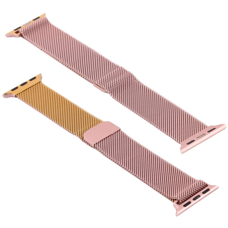 For Apple Watch Series 7 45mm / 6 & SE & 5 & 4 44mm / 3 & 2 & 1 42mm Milanese Gradient Stainless ...