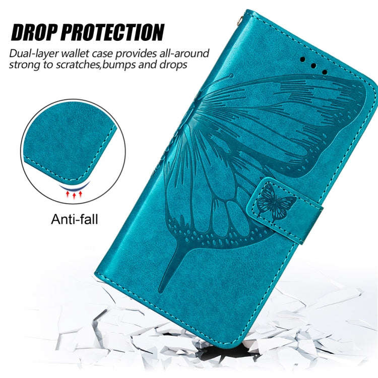 For Xiaomi Redmi Note 12 4G Global Embossed Butterfly Leather Phone Case(Black)