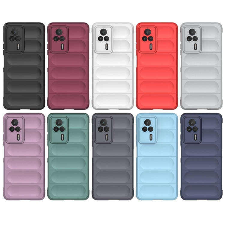 For Xiaomi Redmi K60E 5G Magic Shield TPU + Flannel Phone Case(Black)