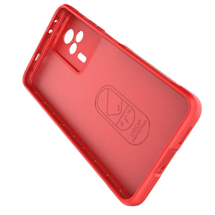For Xiaomi Redmi K60E 5G Magic Shield TPU + Flannel Phone Case(Black)