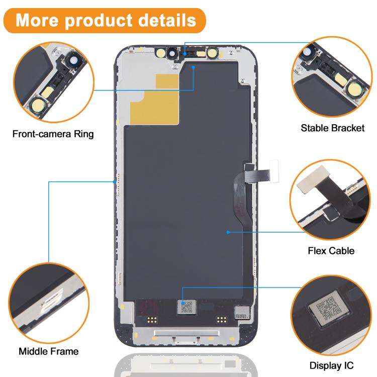 HXL Soft OLED LCD Screen For iPhone 12 Pro Max