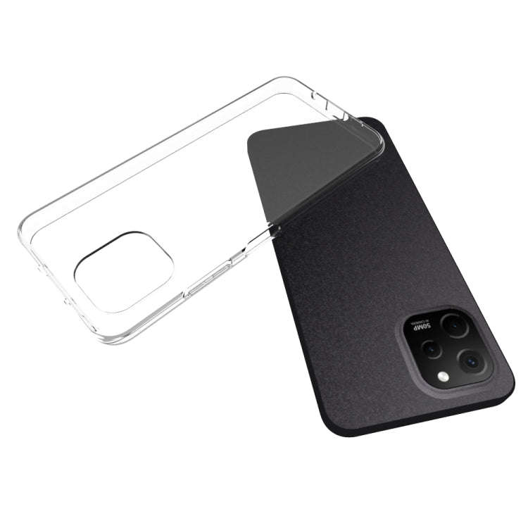 For Huawei Nova Y61 4G Waterproof Texture TPU Phone Case(Transparent)