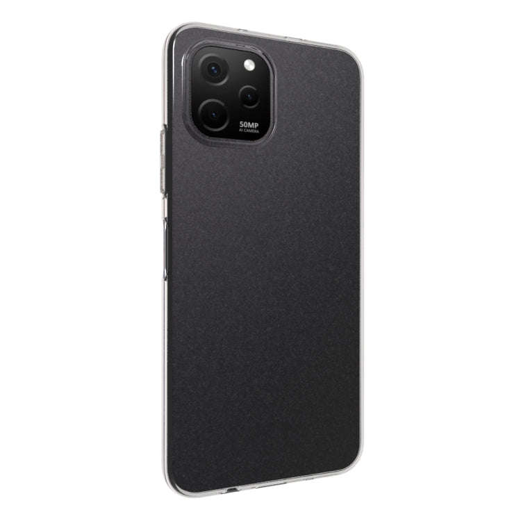 For Huawei Nova Y61 4G Waterproof Texture TPU Phone Case(Transparent)