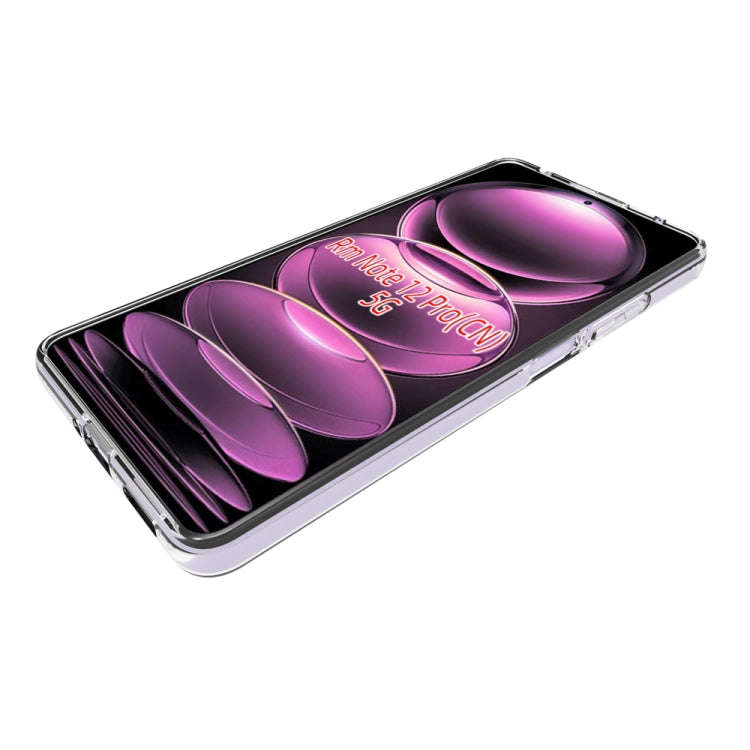 For Xiaomi Redmi Note 12 Pro 5G China Waterproof Texture TPU Phone Case(Transparent)