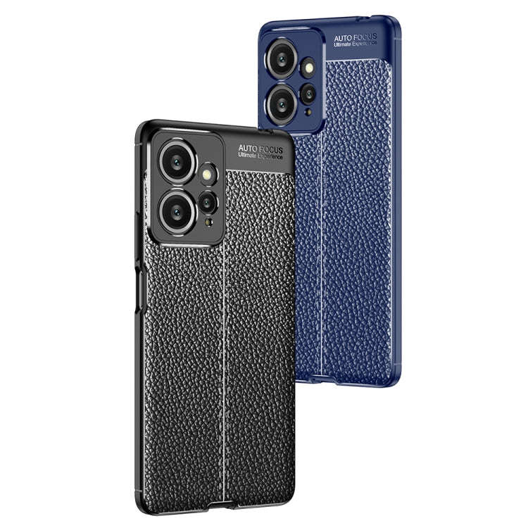 For Xiaomi Redmi Note 12 4G Global Litchi Texture Shockproof TPU Phone Case(Black)