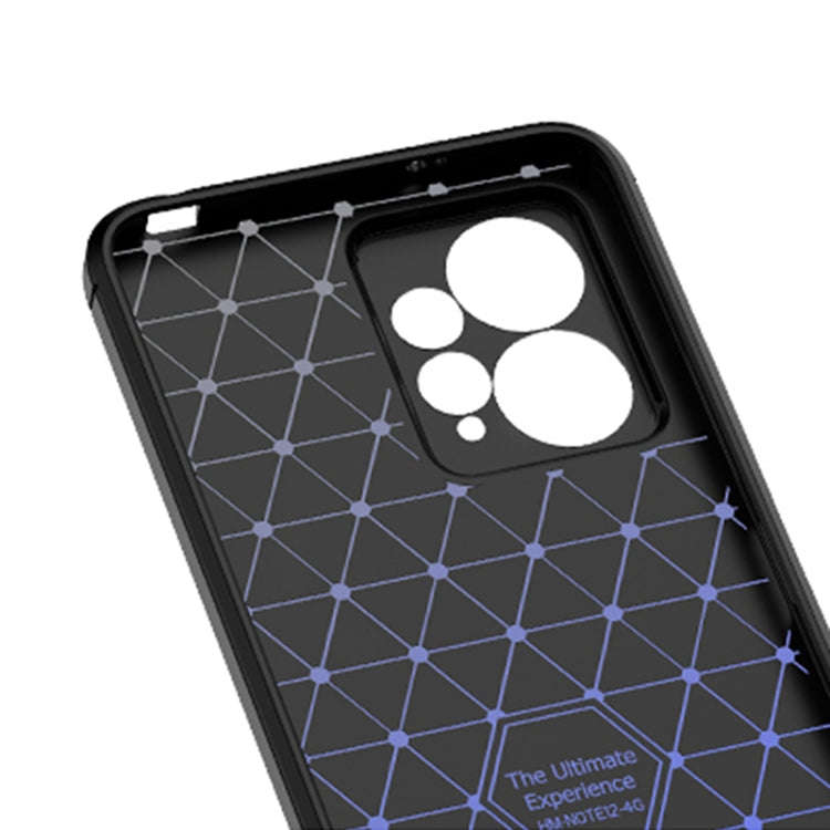 For Xiaomi Redmi Note 12 4G Global Litchi Texture Shockproof TPU Phone Case(Black)