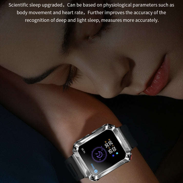 OVISEN T93 1.96 inch IPS Screen 2 in 1 Bluetooth Headset Smart Watch, Supports Blood Oxygen Monit...