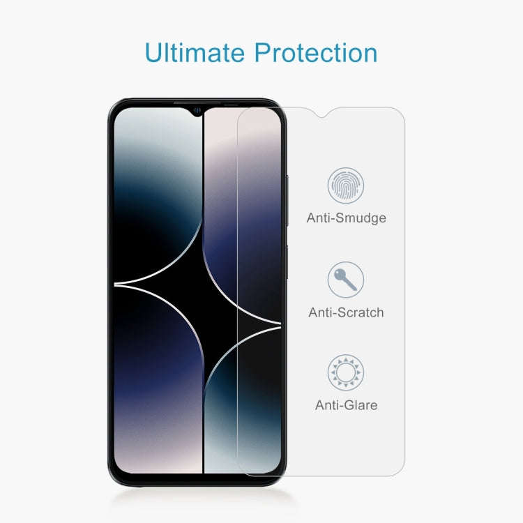 For Ulefone Note 16 Pro 50pcs 0.26mm 9H 2.5D Tempered Glass Film