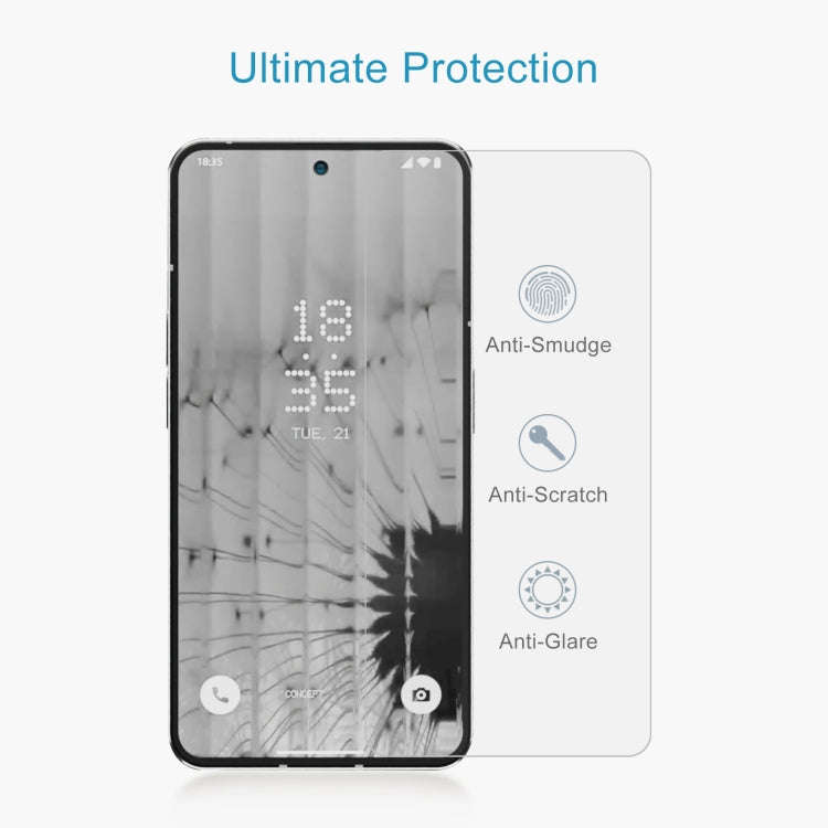 For Nothing Phone 2 10pcs 0.26mm 9H 2.5D Tempered Glass Film