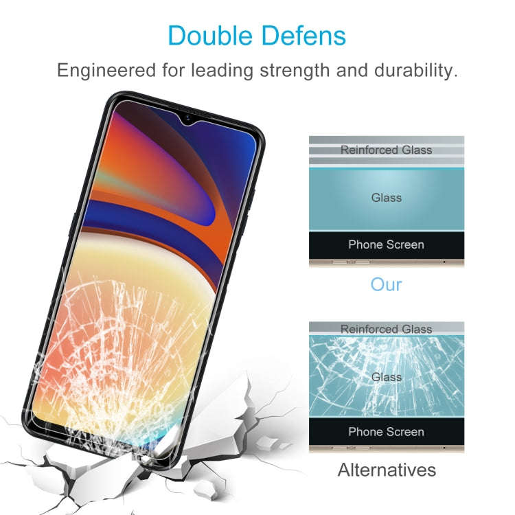 For OUKITEL C32 50pcs 0.26mm 9H 2.5D Tempered Glass Film
