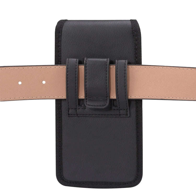 For 6.7 inch-6.9 inch Universally Litchi Texture Phone Carrying Pouch