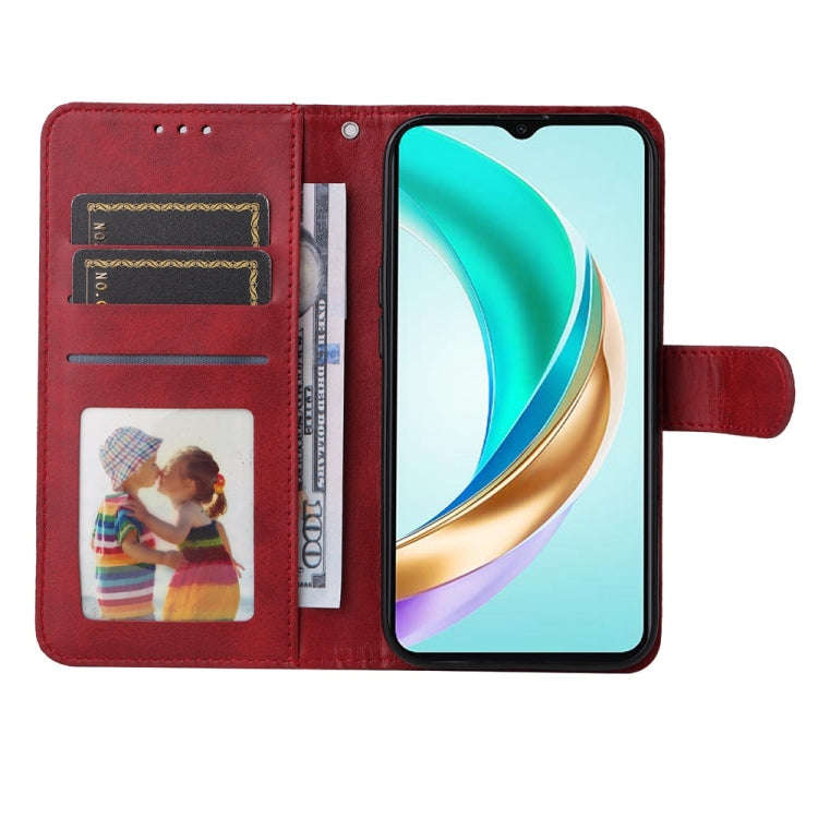 For Honor X6b 4G / X6c 4G / X5b / X5b Plus Classic Calf Texture Flip Leather Phone Case(Red)