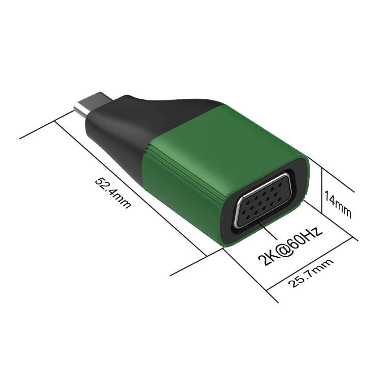 Onten UC105 2K Type-C to VGA Video Converter(Random Color Delivery)