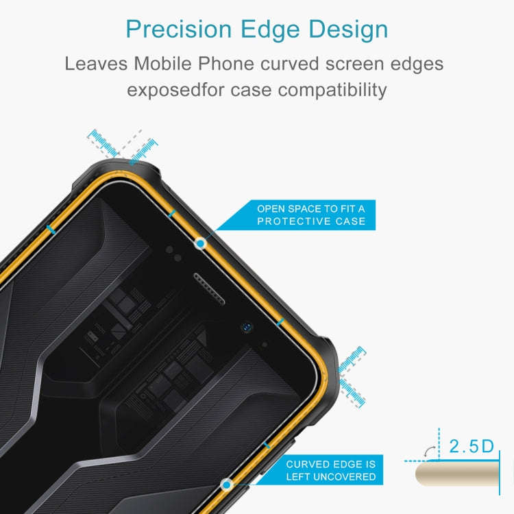For Ulefone Armor X12 Pro 50pcs 0.26mm 9H 2.5D Tempered Glass Film