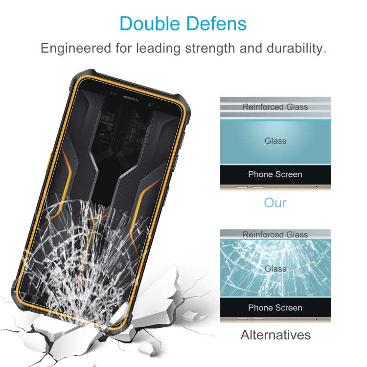 For Ulefone Armor X12 Pro 50pcs 0.26mm 9H 2.5D Tempered Glass Film