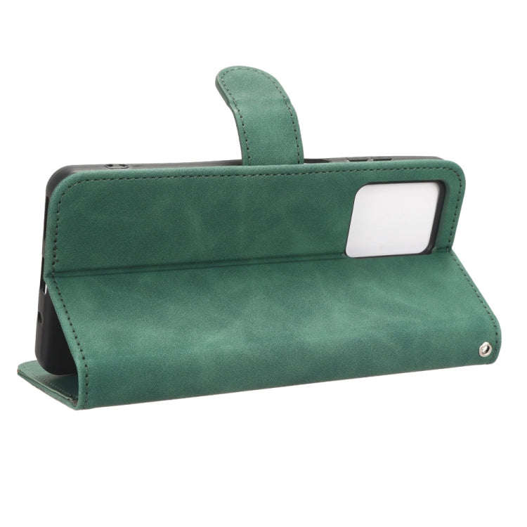 For Blackview A53 Pro Skin Feel Magnetic Flip Leather Phone Case(Green)