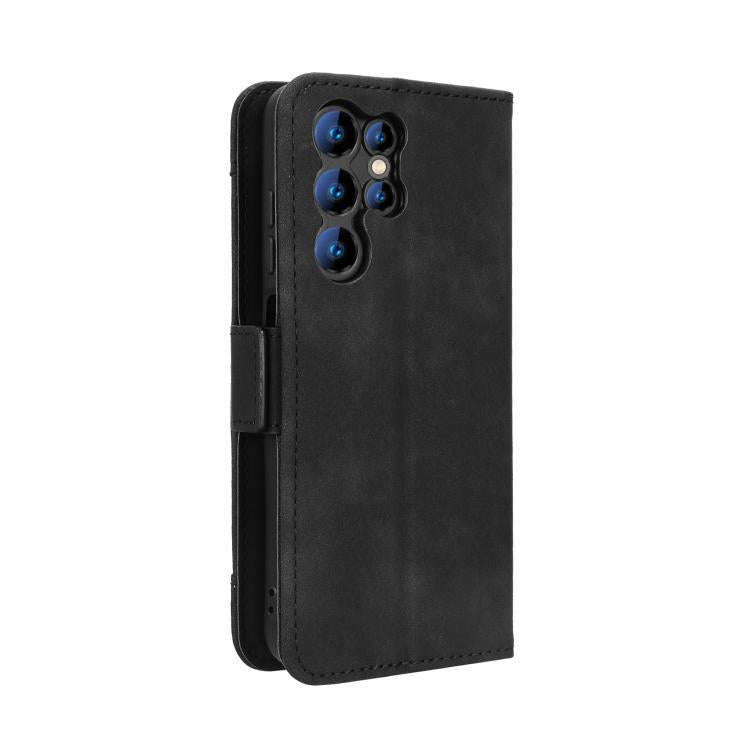 For Oukitel C1 / C1 Pro Skin Feel Calf Texture Card Slots Leather Phone Case(Black)