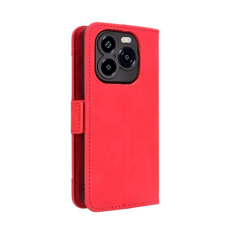 For Oukitel C65 / C65 Pro Skin Feel Calf Texture Card Slots Leather Phone Case(Red)