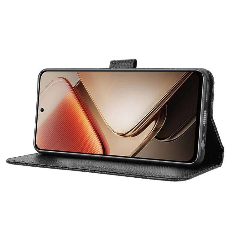 For Oukitel C58 / C58 Pro Diamond Texture Leather Phone Case(Black)