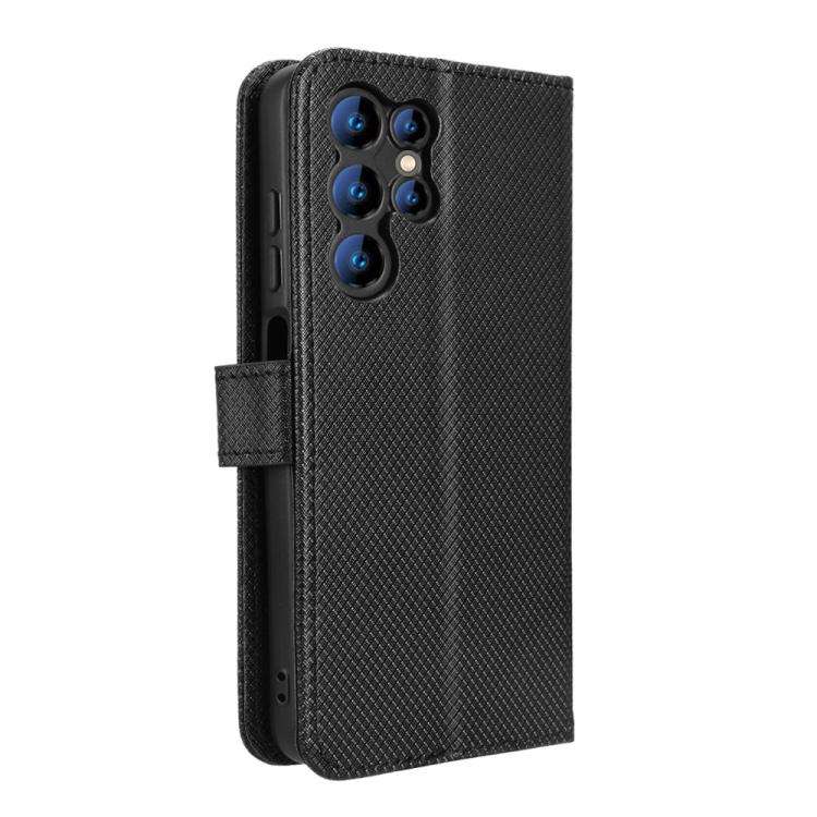 For Oukitel C1 / C1 Pro Diamond Texture Leather Phone Case(Black)