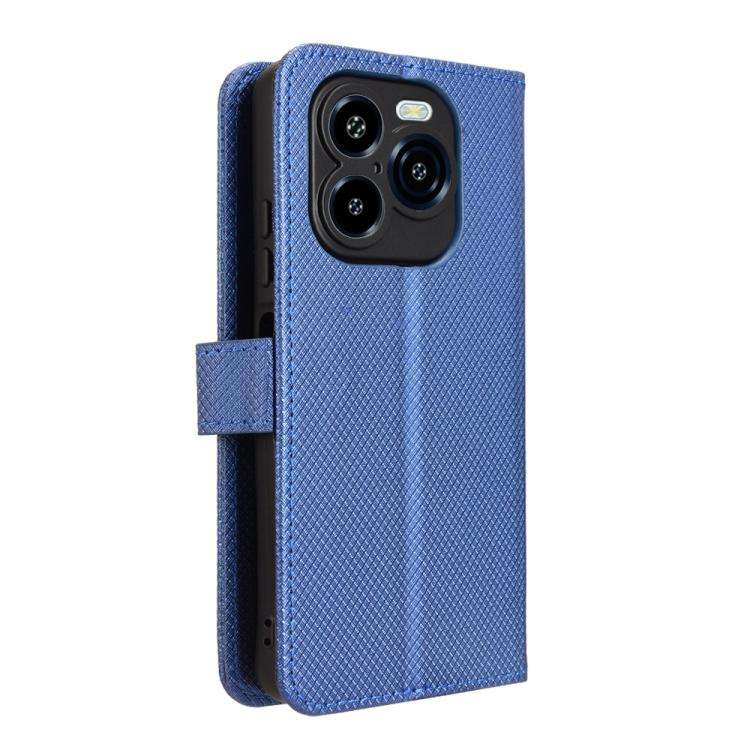 For Oukitel C65 / C65 Pro Diamond Texture Leather Phone Case(Blue)