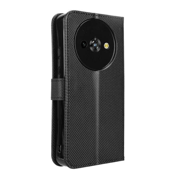 For Oukitel C59 / C59 Pro Diamond Texture Leather Phone Case(Black)