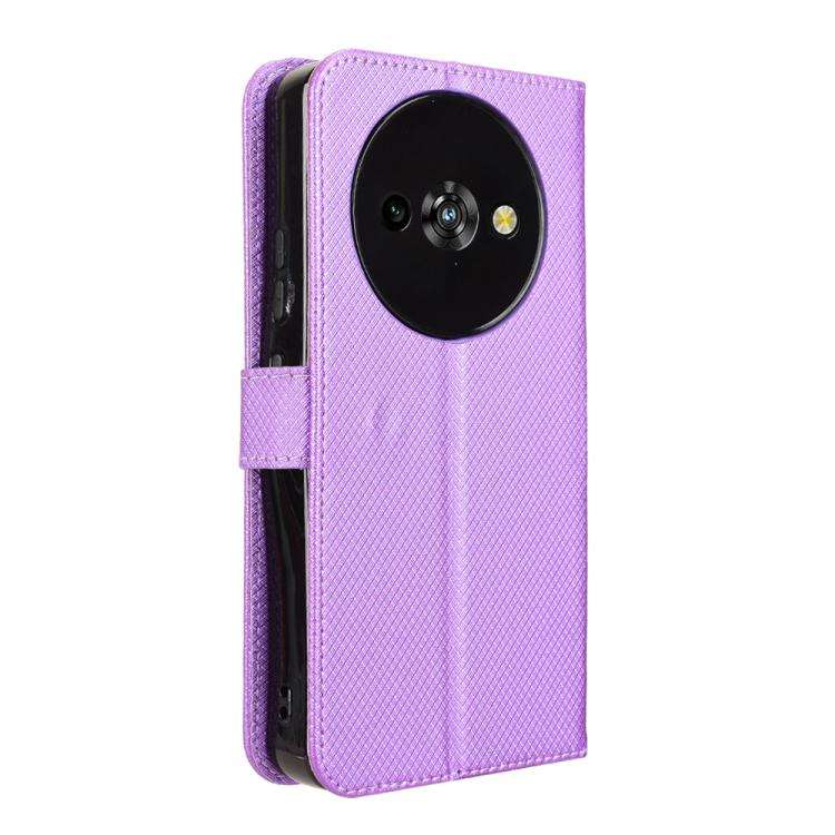 For Oukitel C59 / C59 Pro Diamond Texture Leather Phone Case(Purple)