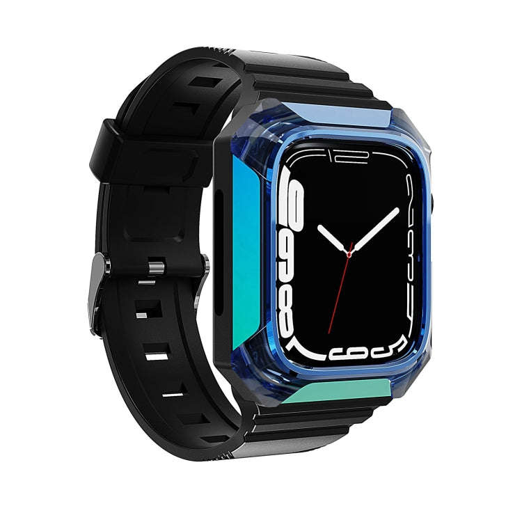 Armor Case Integrated TPU Watch Band For Apple Watch Ultra 3 / 2 49mm(Blue)