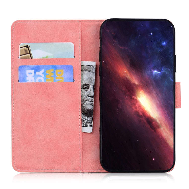 For Infinix Note 40 Pro+ Tiger Embossing Pattern Flip Leather Phone Case(Pink)