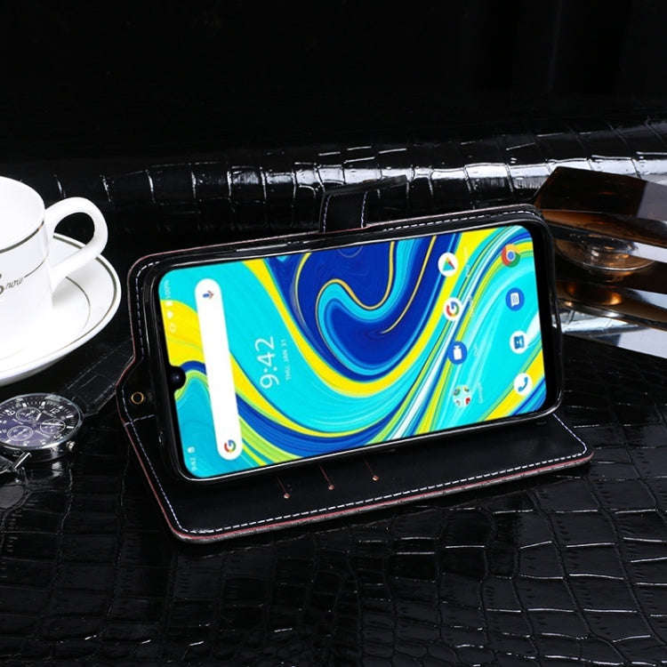 For UMIDIGI A7 Pro idewei Crocodile Texture Horizontal Flip Leather Case with Holder & Card Slots...