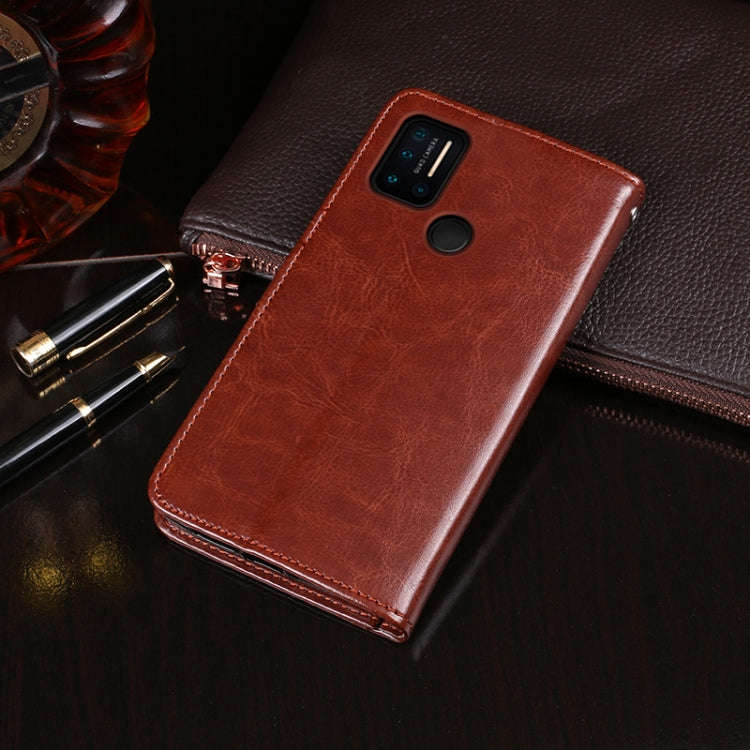 For UMIDIGI A7 Pro idewei Crazy Horse Texture Horizontal Flip Leather Case with Holder & Card Slo...